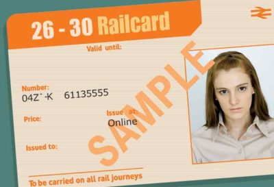 26-30 Physical Railcard
