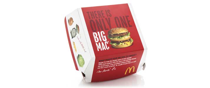 mcdonald's big mac box