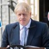 Boris Johnson with ballot box and angry emojis