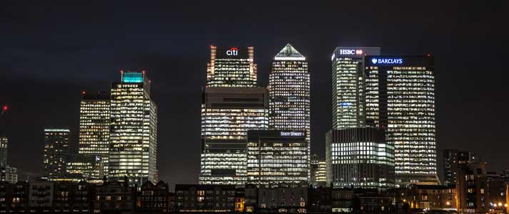 finance district of London The City