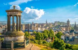 Edinburgh city skyline