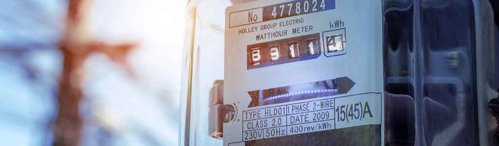 Electric metre for bills