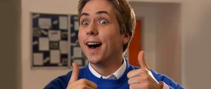 simon the inbetweeners thumbs up