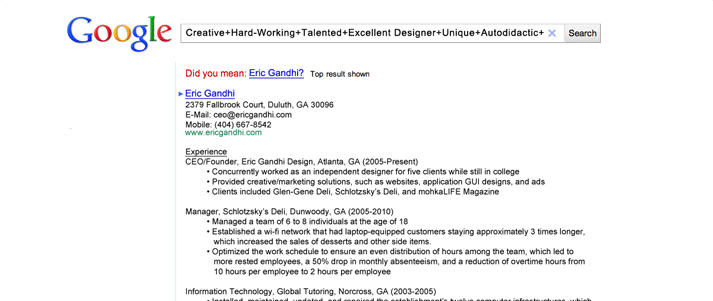 Google CV