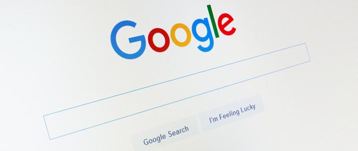 google search engine empty
