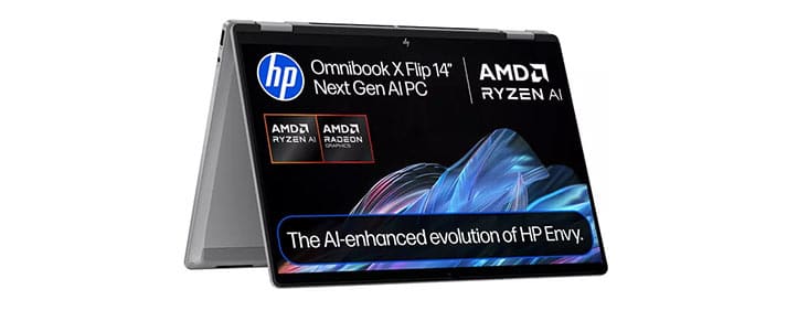 HP Omnibook X 2 in 1 laptop