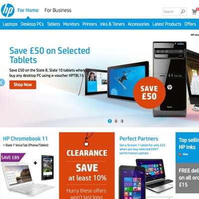 HP Website