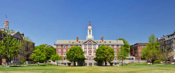Harvard campus quad American university