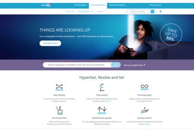 Hyperoptic Website