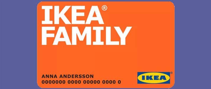 Ikea Family card