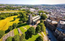 Lancaster City aerial view