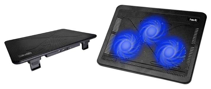 laptop tray with fans