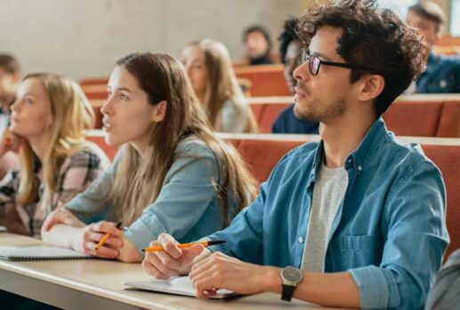 Students in lecture hall