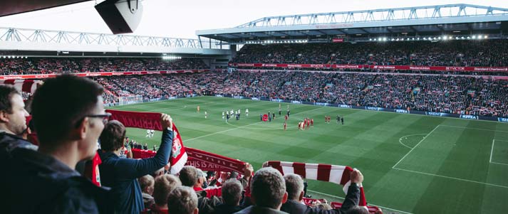 anfield football stadium in liverpool