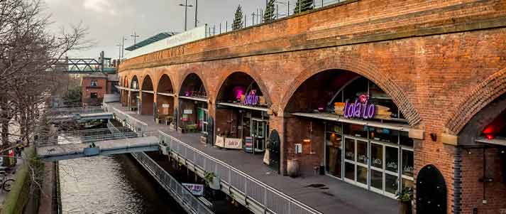 Manchester Deansgate Locks with Lola Lo