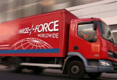 Parcelforce van