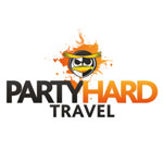 party hard travel logo