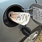 saving petrol and saving money