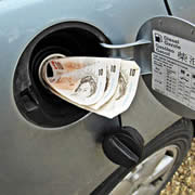 saving petrol and saving money