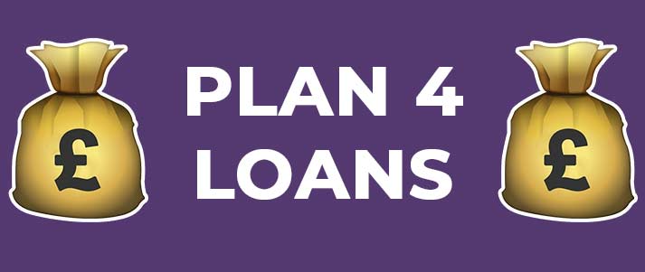 plan 4 loans written between money bags