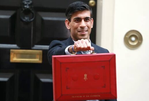 rishi sunak holding budget briefcase
