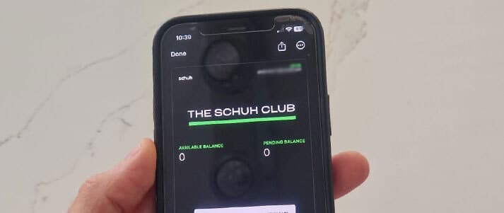 SCHUH CLUB loyalty app