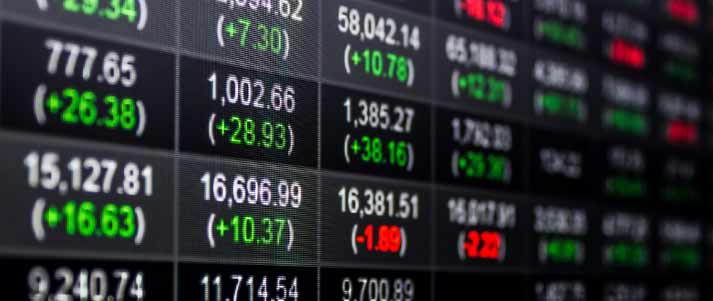 stock market charts