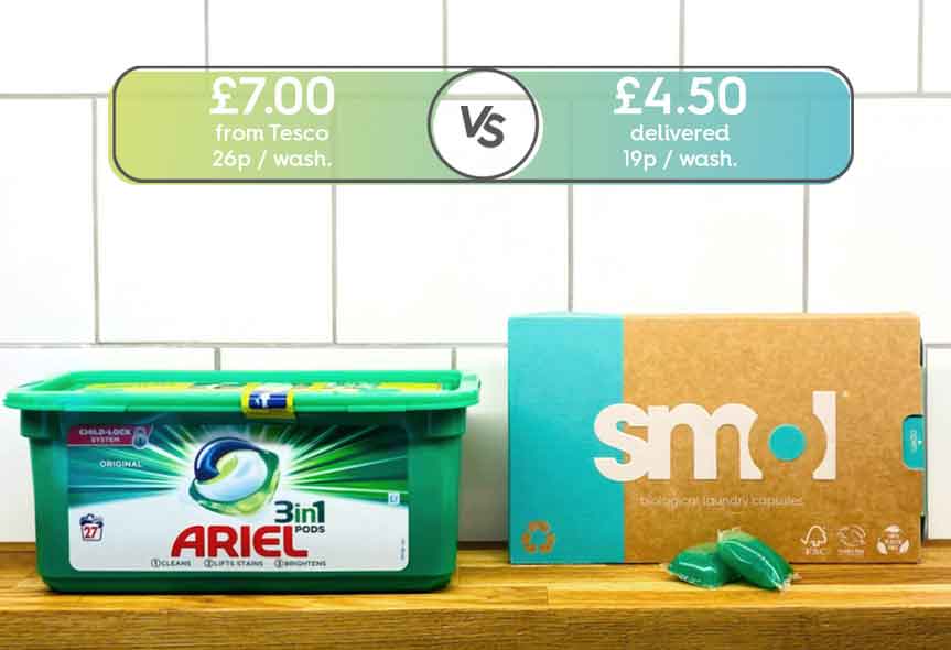 Free* smol laundry and dishwasher tablets Save the Student