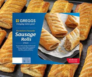 Iceland Greggs Products