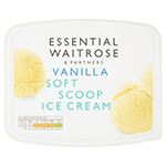 Waitrose vanilla icecream