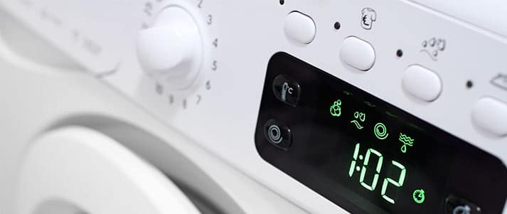 washing machine control panel