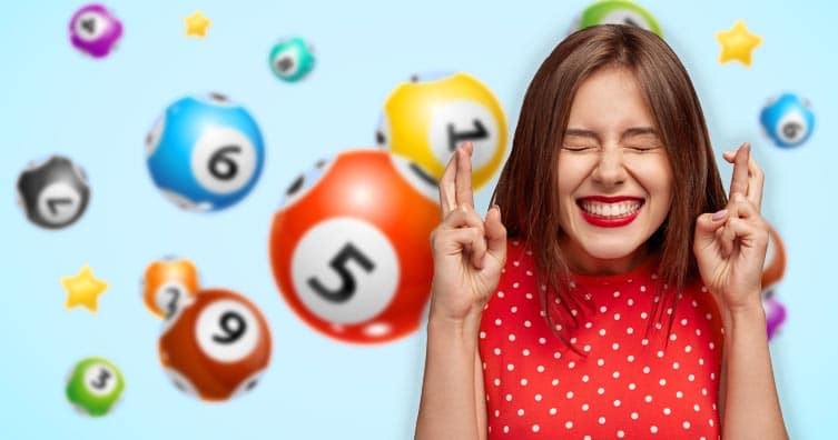 Smiley Lady Winning Lottery