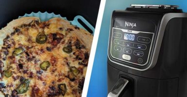 Ninja air fryer and food