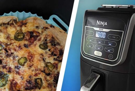 Ninja air fryer and food
