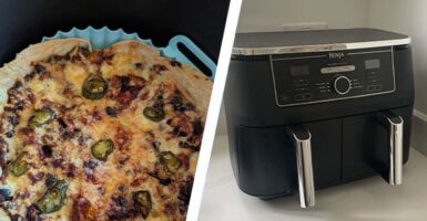 Air fryer and food
