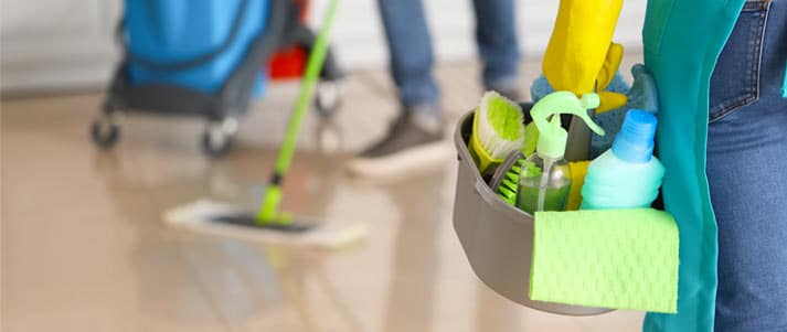 cleaners with cleaning products