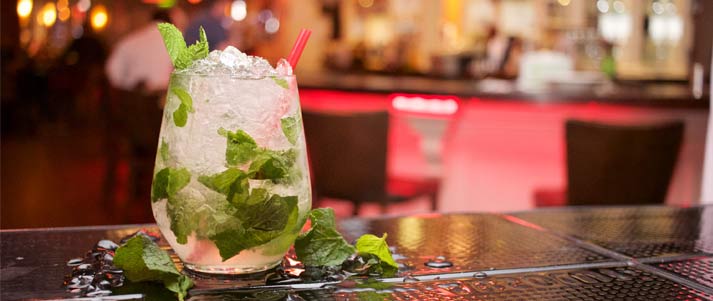 mojito in a bar