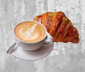 coffee and croissant
