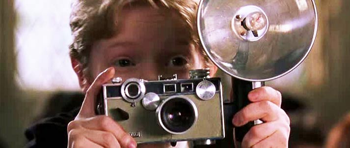 colin creevey using an old camera