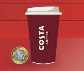 £1 costa drink