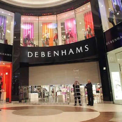 Debenhams on the high street