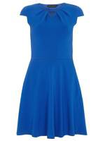 Blue Keyhole Dress