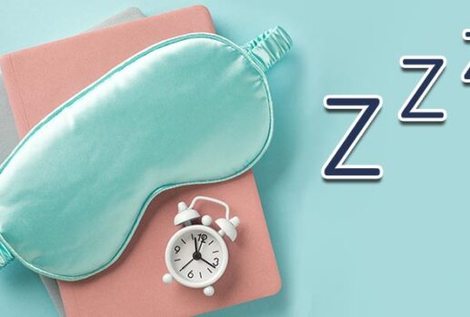 Eye mask, books and alarm clock