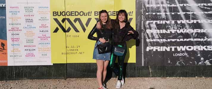 two girls at field day festival london