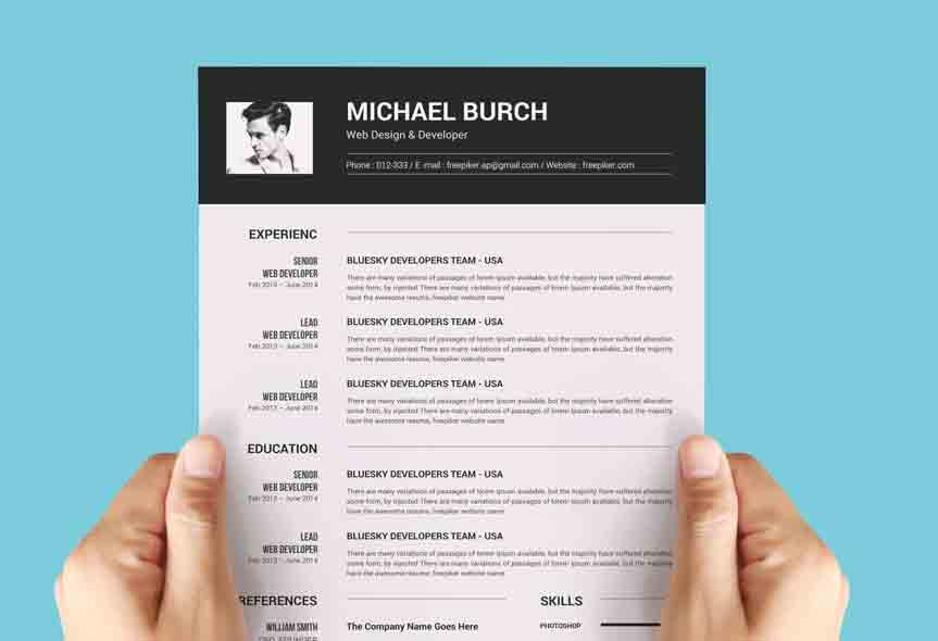 Curriculum vitae example image