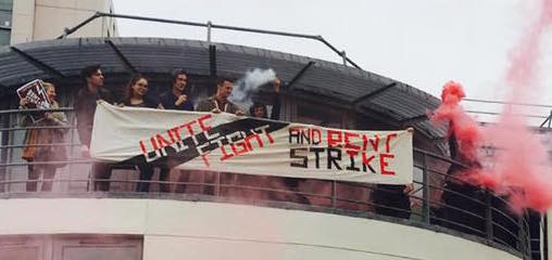 protest strike rent