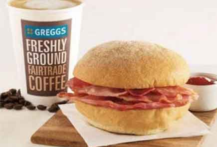 Free Greggs breakfast roll + drink