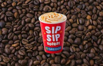 greggs salted caramel latte