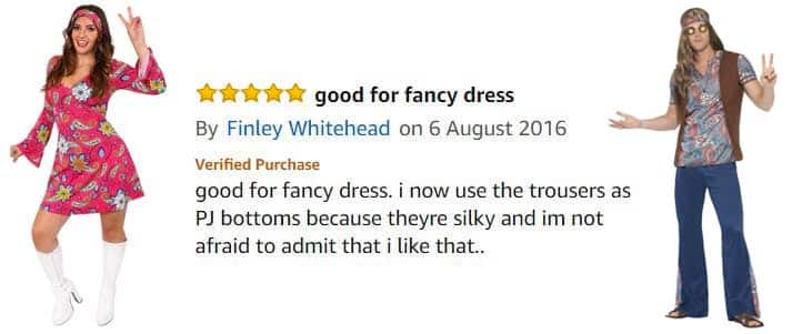 hippy fancy dress review