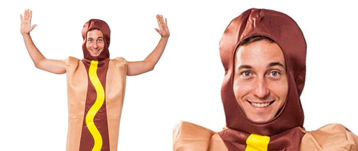 hot dog costume